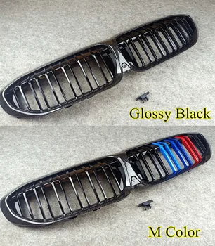

1 Piece(Left Connect Right) Top Quality Double Slat Car ABS Front Bumper Mesh Grill Grille For B-MW 3 Series G20 G28 2019+
