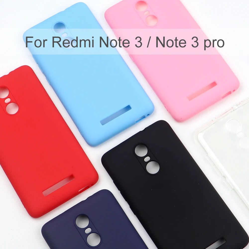 Силиконовый чехол для Xiaomi Redmi Note 3 Pro / мягкий из ТПУ | Мобильные телефоны и