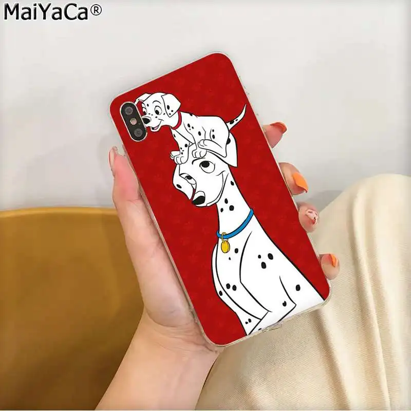 A5 MaiYaCa 101 далматинцы собака Минимальный Фильм ТПУ прозрачный чехол для телефона iphone 11 pro 8 7 66S Plus X XS MAX 55S SE XR - Цвет: A5