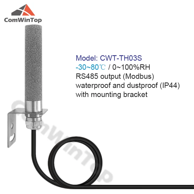 RS485 Modbus Water Proof Temperature Humidity Sensor Probe 6