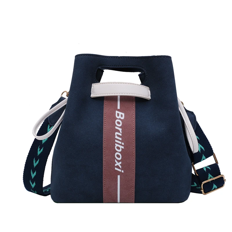 Женские сумки, сумки через плечо, сумка через плечо, сумка-мешок, женские ручные сумки, клатч, сумка-мессенджер, Женская Роскошная брендовая кожаная сумка - Цвет: Синий