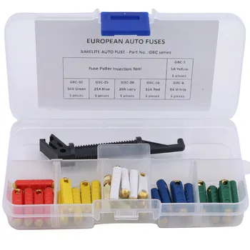 

5/8/16/20/25/30A Car Auto Fuse For European Automotive Fuses 6 Models European Car Repair Accessories