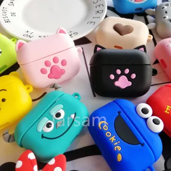 

Cute Case For Airpods Pro Case Wireless for airpods Pro 3 Case Cover For AirPods pro Silicone Headphones Case Protective
