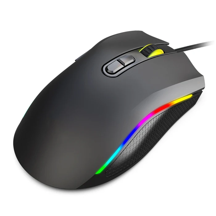 6 Регулируемая проводная мышь dpi 7 ключ макро Программирование RGB светильник офисные ПК игры мыши SGA998