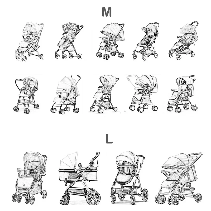 Waterproof Transparent Baby Stroller Rain Cover with Zipper Access