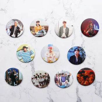 

Year-End Clearances KPOP Bangtan Boys Pins Album Brooch Badge Accessories For Clothes Hat Backpack Decoration