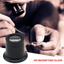 Lupa Monocular portátil para reloj, lupa de cristal para joyería, 10X