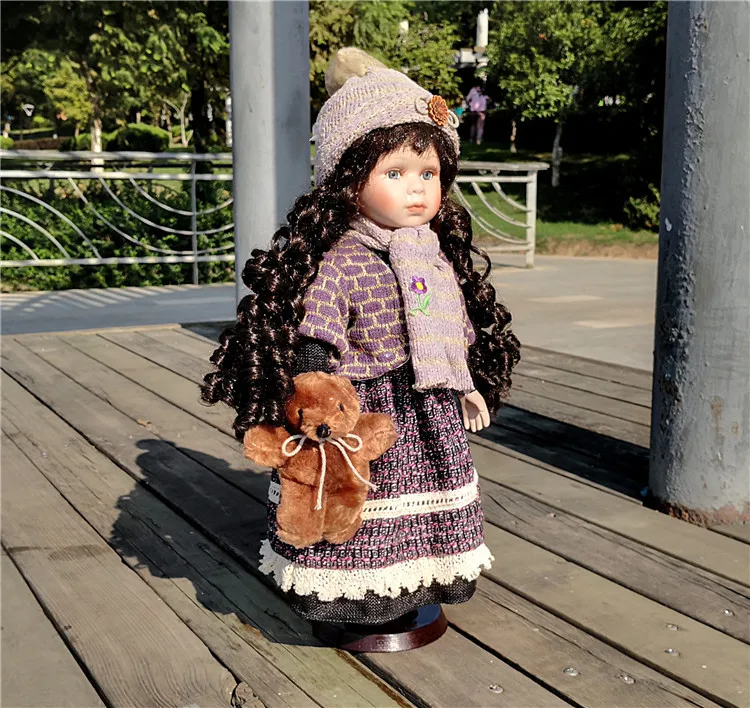 Новинка 40 см Европейский Стиль Виктория стиль Россия керамическая Классическая кукла благородная фарфоровая кукла высокое качество игрушка подарок для девочки