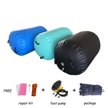 Надувной батут Надувные Фитнес надувной валик луч домашнего использования тренировка йога, гимнастика цилиндр тренажерный зал мат луч с ножной насос
