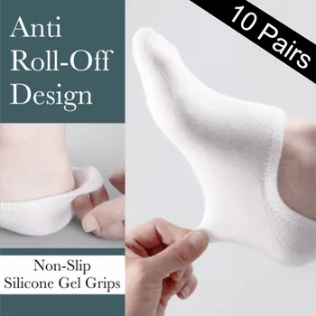 

Woman socks Solid Color Men's Stealth Socks kharadzyuku Cotton Non-slip Silicone Socks white Breathable Socks calcetines hombre