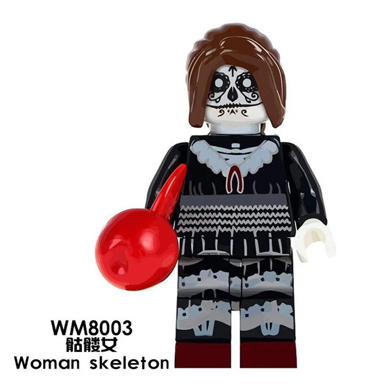 WM8002 фильм ужасов Джек Скеллингтон Салли строительные блоки кирпичи Фредди