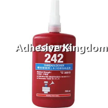

6pcs 250ml Original Locti 242 thread locking medium strength anaerobic thread seal medium viscosity