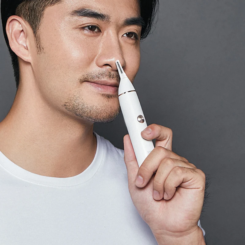 XIAOMI SOOCAS IPX5 waterproof Nose Eyebrow Hair Trimmer Sharp Blade Body Wash Safe Cleaner trim xiaomi 1 XIAOMI SOOCAS IPX5 waterproof Nose Eyebrow Hair Trimmer Sharp Blade Body Wash Safe Cleaner trim xiaomi 4