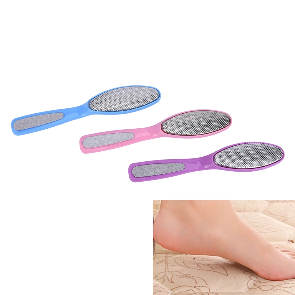 

1Pc HOT! Metal Removing Hand Foot File Heel-sided Feet Pedicure Calluses For Heels Foot Care Grinding Exfoliating Brush Tools