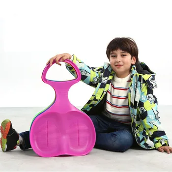 

winter Snow Sled Thick Lightweight Portable Roll Up Sand Grass Rolling Adult Children Slider Pad Board Toy