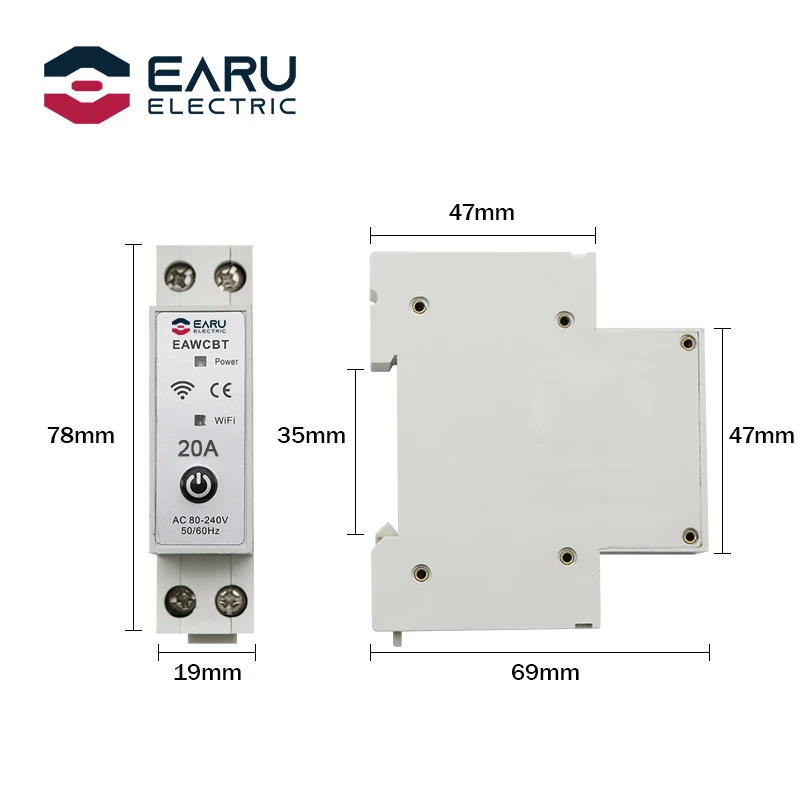 Interruptor Inteligente WIFI BAW mod IPSWIFI-10