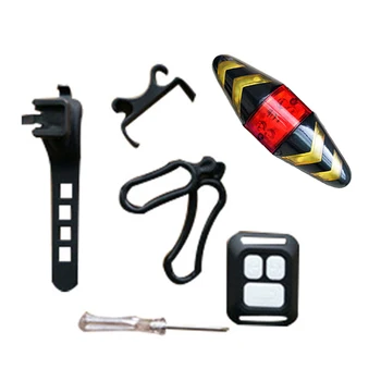 

1pc USB Bicycle Taillight Waterproof Night Warning Turn Signal LED Lamp For Bike