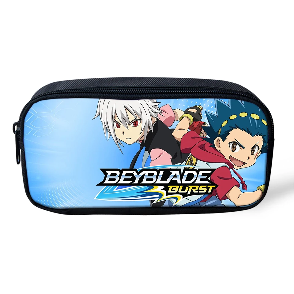 

Beyblade Burst Prints Boys School Large Capacity Pencil Boxes Cartoon Kids Pencil Bag Fashion Custom Women Make up Bags