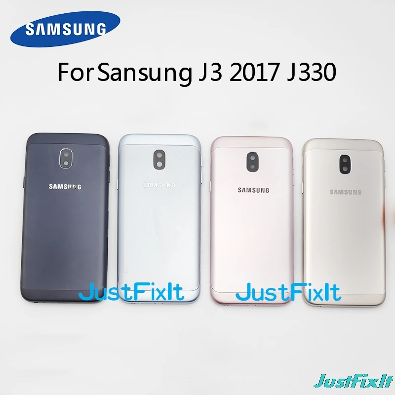 Для Samsung Galaxy J3 J330 sm-j330a J330F J330M J330FN задняя крышка батарейного отсека чехол задняя крышка батарейного отсека