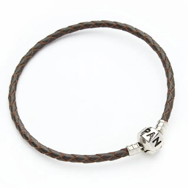 CKysee 19cm Fashion Leather Rope Charm Laser Lettering Bracelet For Women DIY Jewelry Making grey