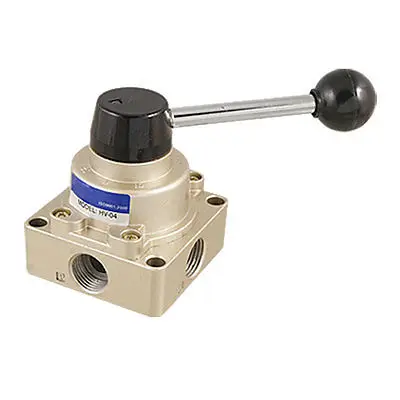 

HV-04 Air Flow Control 3 Positions 4 Ways Hand Valve Fndvi