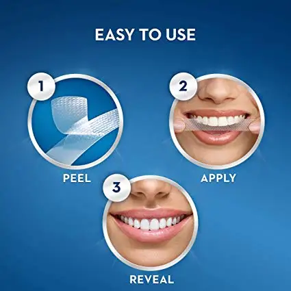 Crest 3D Whitestrips профессиональный комплект для отбеливания зубов Гигиена полос для отбеливания зубов