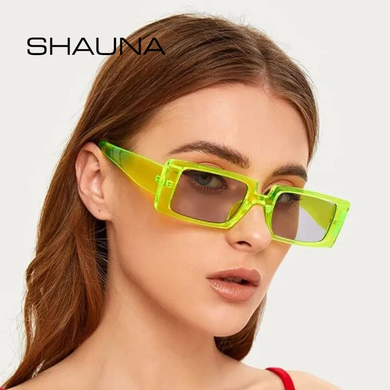 Shauna gafas de sol rectangulares de metal retro con gafasmujer 