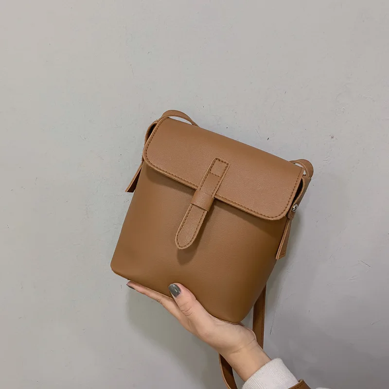 

New Arrival Bag Women's 2019 New Style France Non-mainstream Bucket Bag Versatile Korean-style Simple One-Shoulder Casual Should