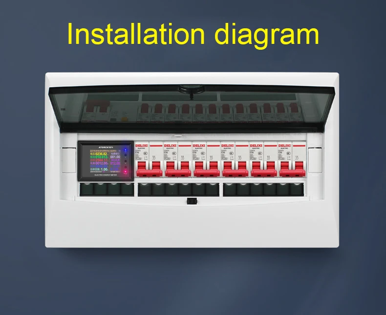 energia voltímetro amperímetro atual volt wattmeter detector ct transformador