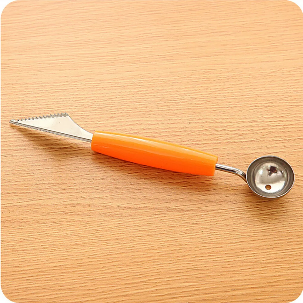Stainless steel fruit digging ball spoon kitchen carving cutting necessary tools wholesale purchasing#3A12