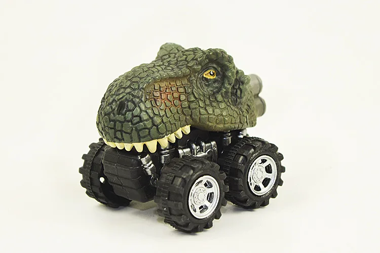 Модель динозавра с перекрестной окантовкой, игрушечная машинка с t-rex, игрушечная гоночная машинка, детская игрушка на день, оптом