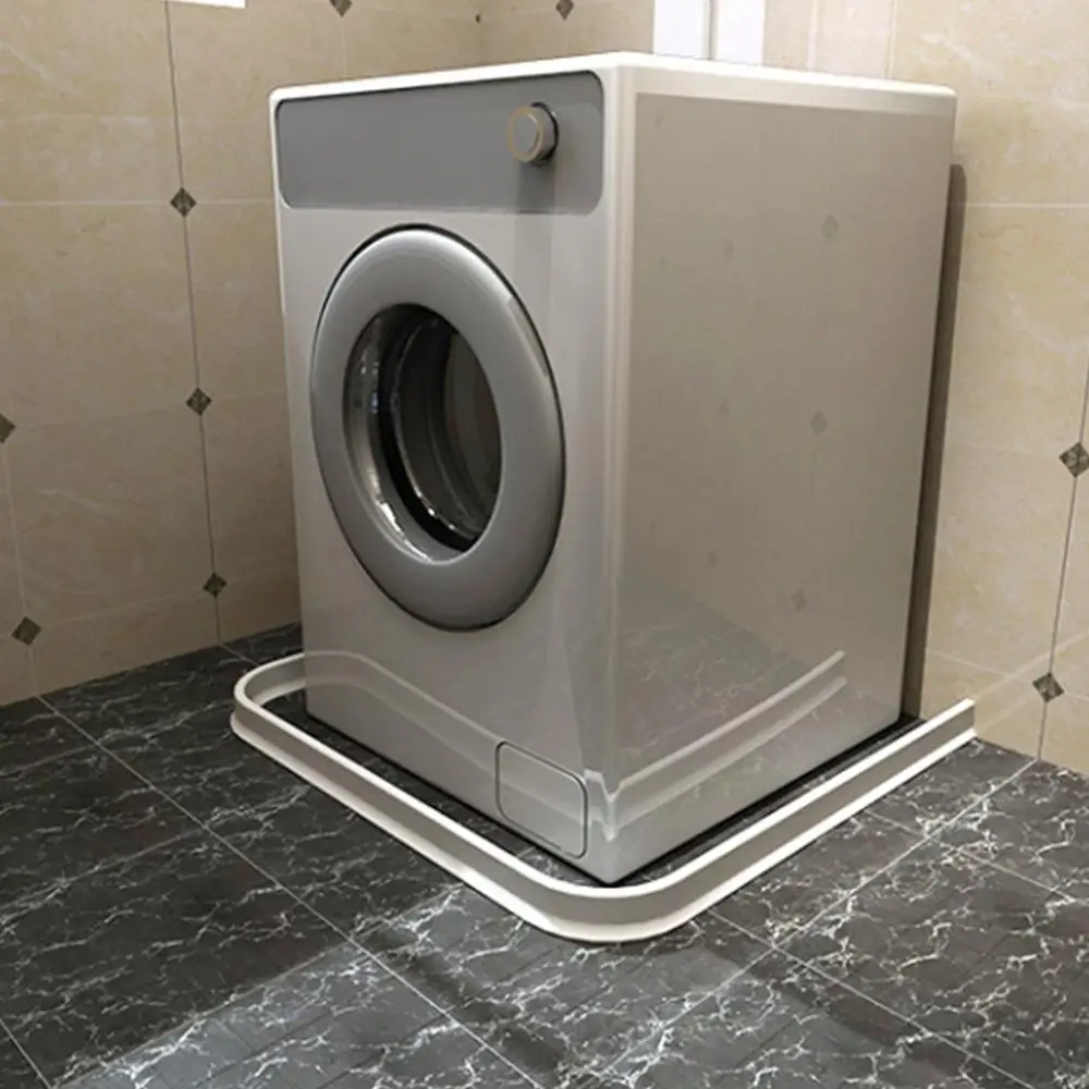 

Kitchen Bathroom Water Stopper Flood Barrier Rubber Dam Silicone Water Blocker Dry and Wet Separation Home Improve