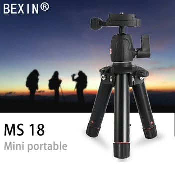 

BEXIN MS18 Portable Aluminum Alloy Tripod Photography Travel Tripod for Canon Nikon Sony DSLR/ILDC Cameras / Max. Load 5Kg