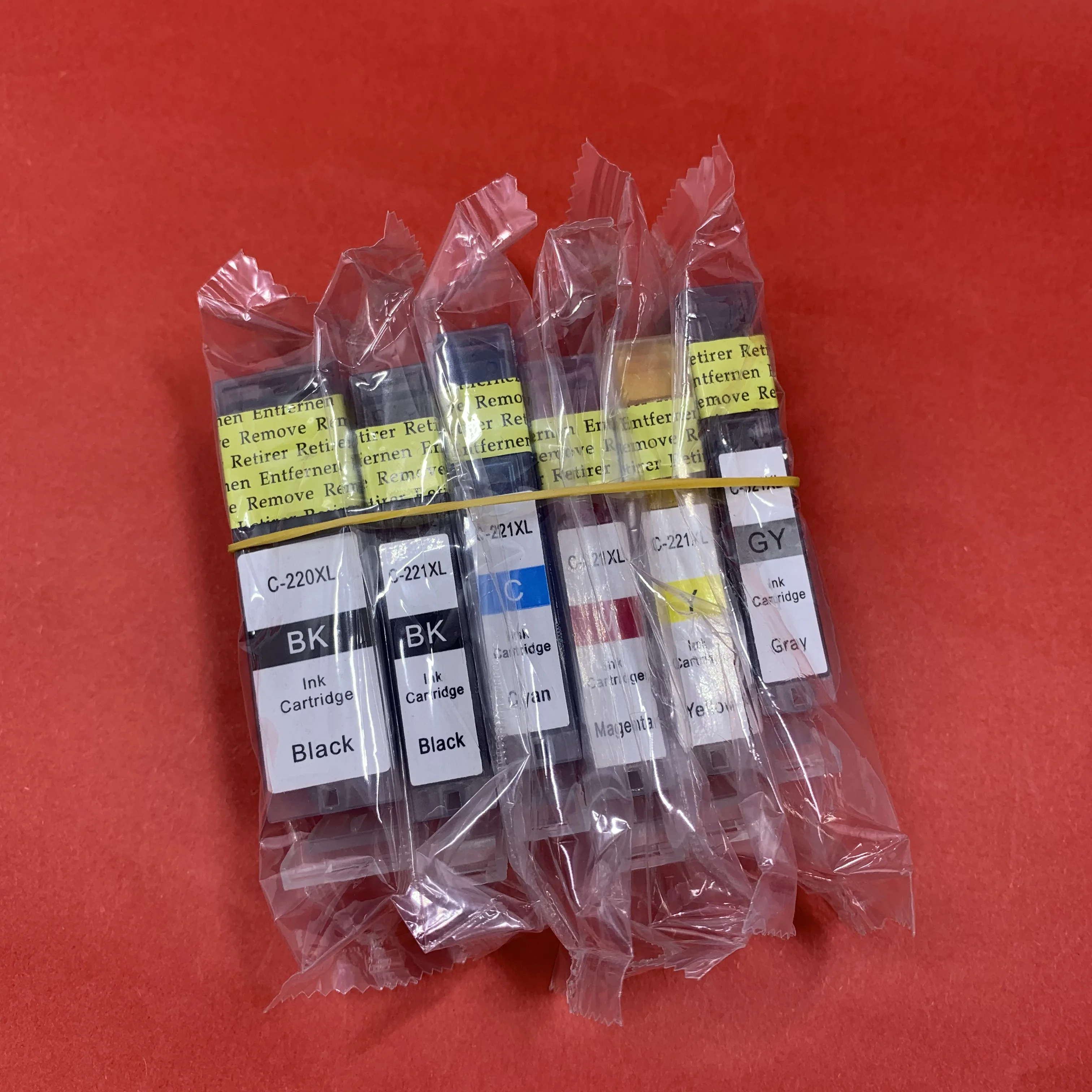 YOTAT 6pcs Compaible ink cartridge PGI-220XL PGI-220 CLI-221 for Canon Pixma MP980 | Компьютеры и офис