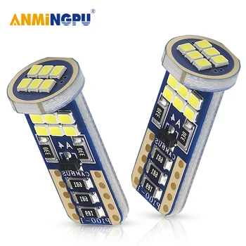 

ANMINGPU Signal Lamp T10 Led W5W 3030SMD W5W Led Bulb Car Clearance Light Reading Lights Dome Light Interior Lights White 12V