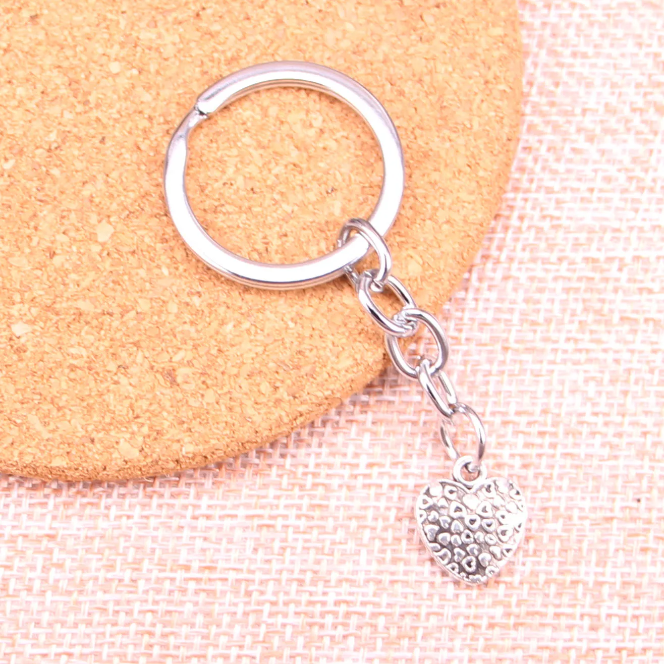20pcs heart Keychain 15*12mm Pendants Car Key Chain Ring Holder Keyring Souvenir Jewelry Gift | Украшения и аксессуары