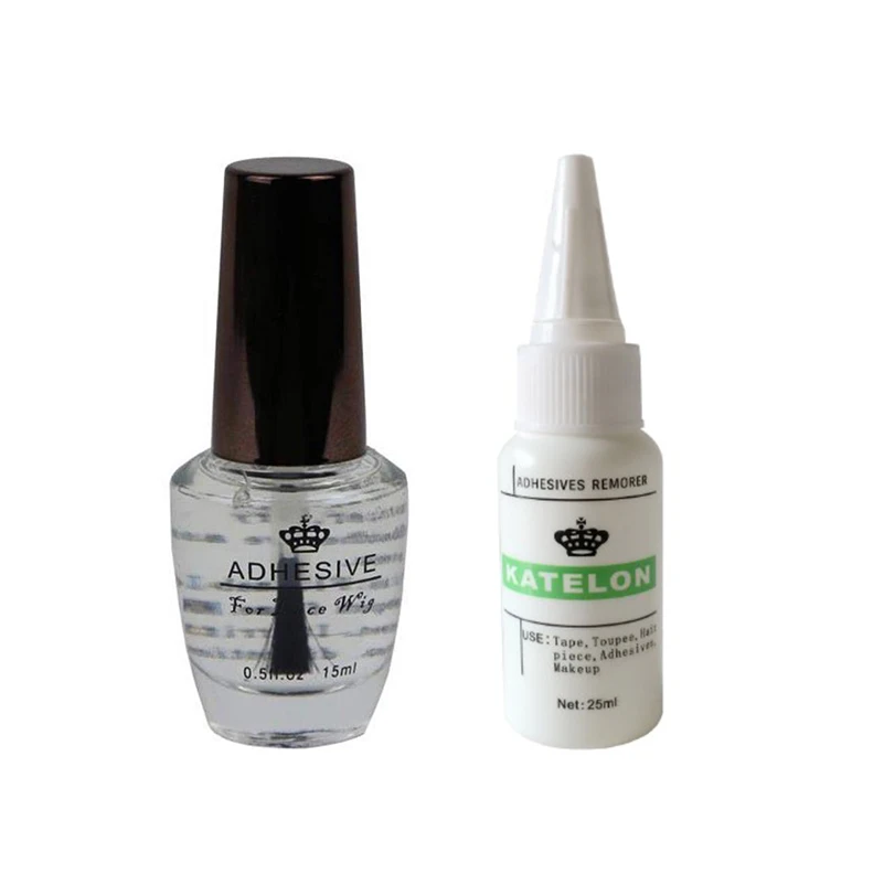 0 5 Oz 15 ml Lace Wig Glue Bond Transparent Adhesive Glue With 1 Oz 30 3