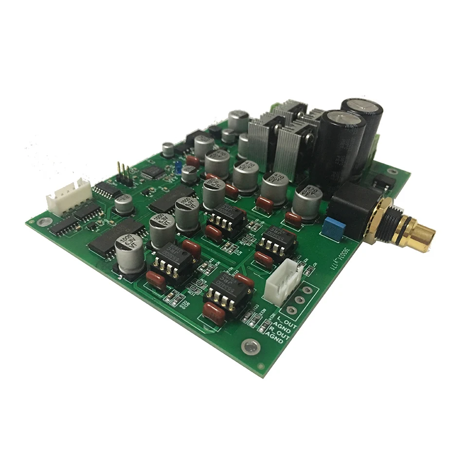 AD1865R NOS DAC Vinyl Style Decoding Board Coaxial Input AK4118 24BIT 192KHZ Dual Parallel R2R DAC Equivalent to TDA1541 PCM63