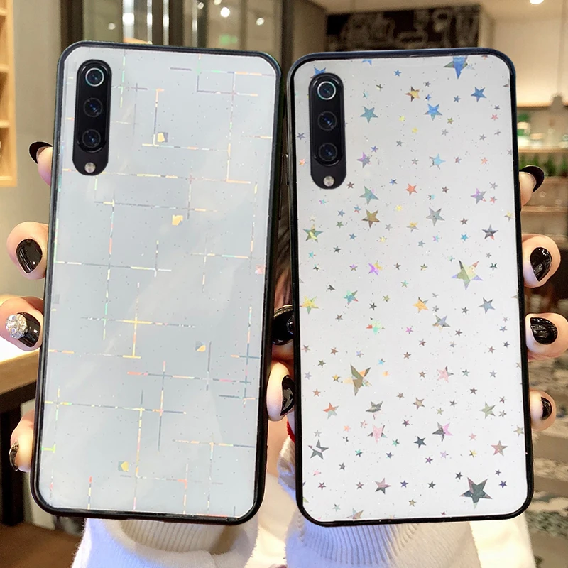 

TRISEOLY Laser Gradient Case For Samsung Galaxy A50 A30 A20 A10 A70 A60 A40 A80 A90 Soft Silicone Cover For M20 M10 M30 M40 A40S
