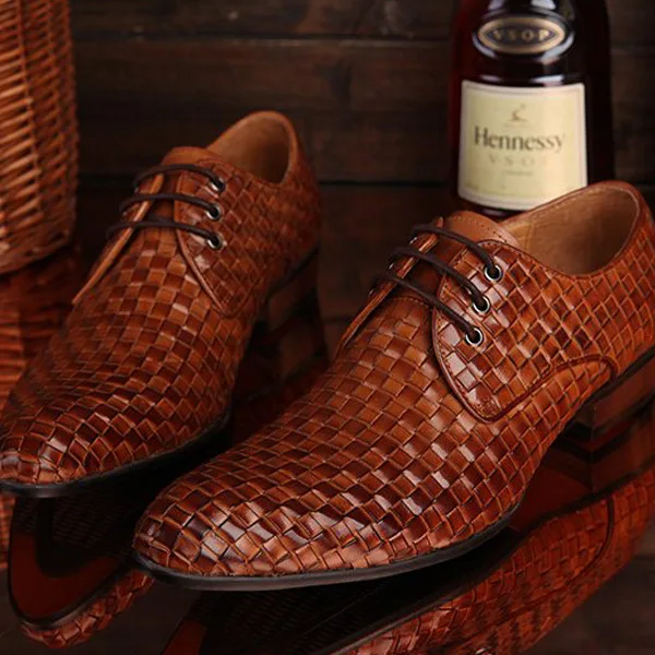 

Hommes Chaussures Shoes For Men Genuine Leather Slip-on Pointed Toe British Style Loafers