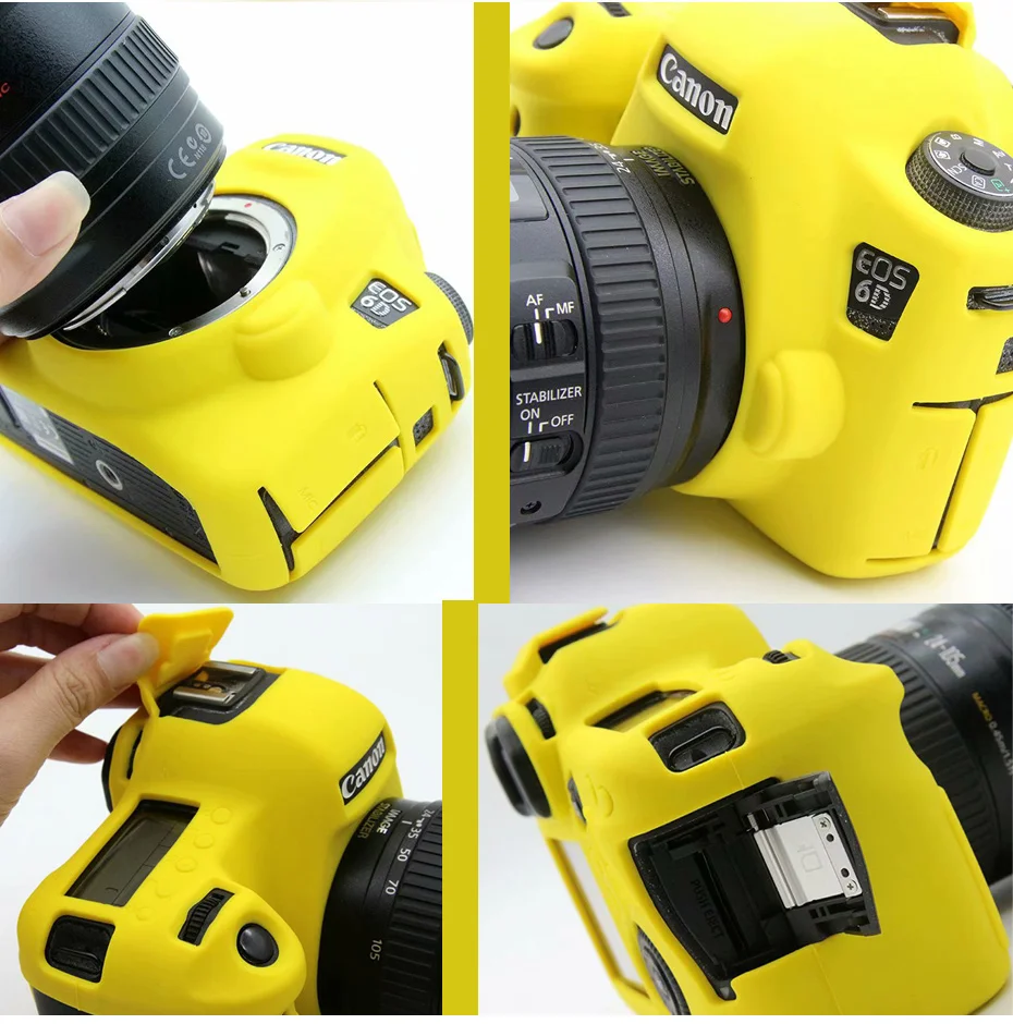 FOTOFLY для Canon EOS 6D Mark II 2 сумки для камеры мягкие силиконовые чехлы Защитный чехол для корпуса чехол для Canon 6 D аксессуары для камеры