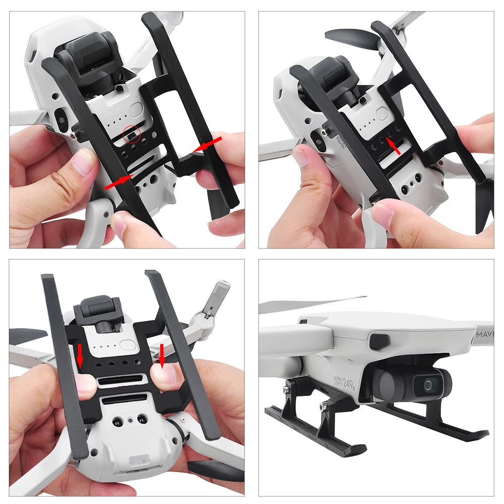 DJI Mavic мини шасси расширение 3D печатных сани повышение посадки ноги поддержка ноги для DJI Mavic мини Дрон аксессуары