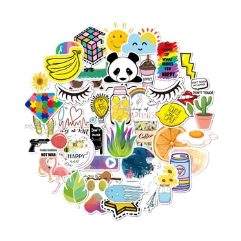 

45pcs Natural Animal Plante Stickers Outdoor PVC Waterproof Fun Sticker Toy Computer Stickers Motorcycle Notebook Laptop Sticker