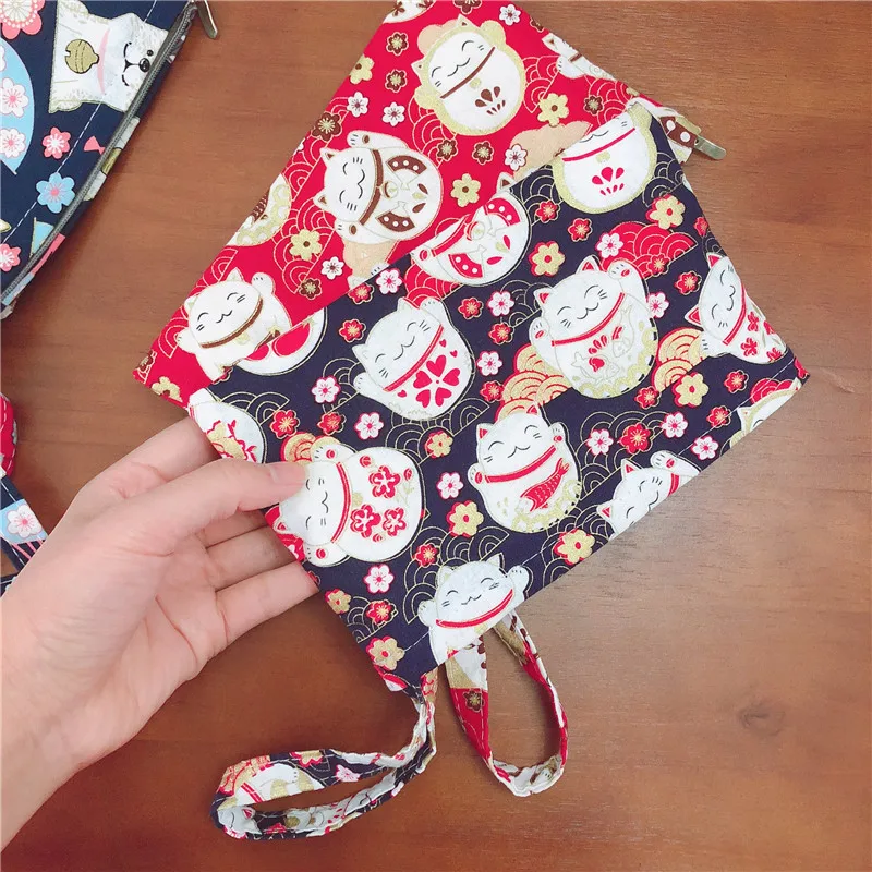 

[The Butterfly Cloth Bag] And Wind Cotton Print Mobile Phone Bag Purse Wallet Small Cloth Bag Storage Cloth Bag Eco-friendly Bag
