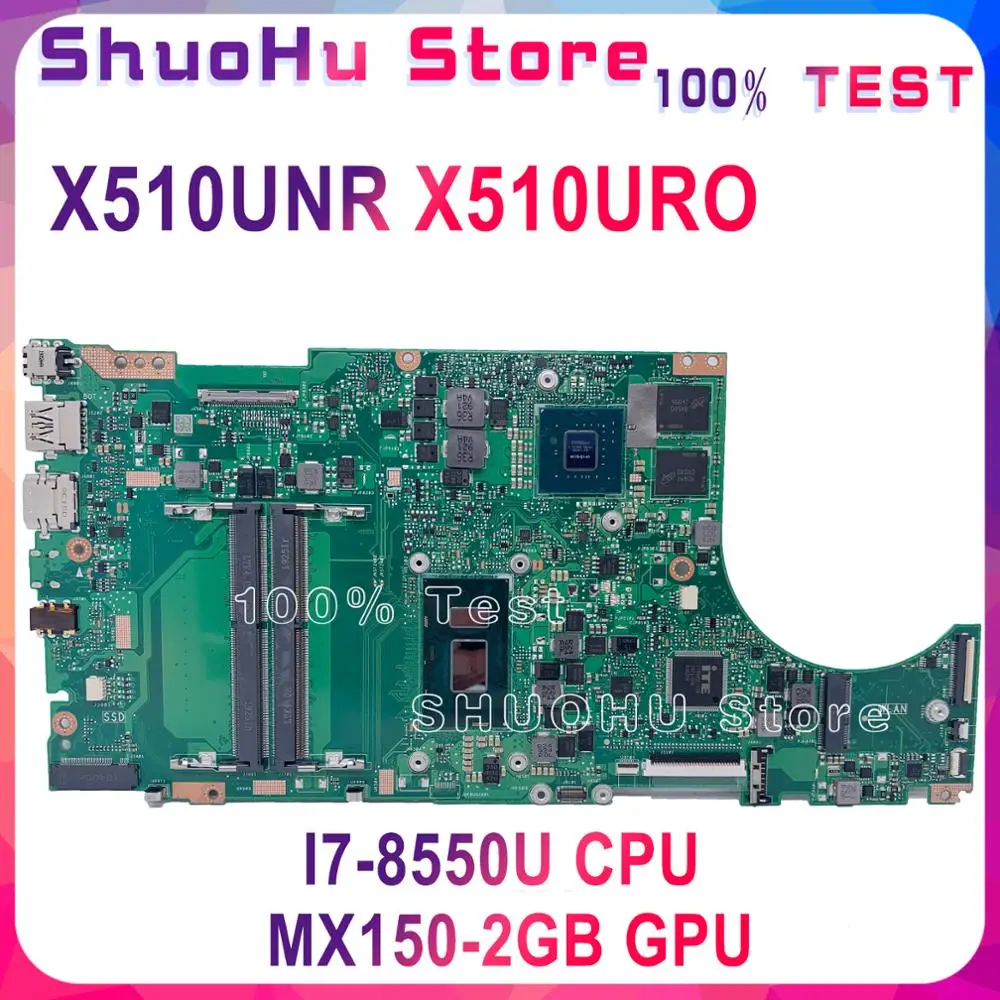 KEFU X510UNR Motherboard For ASUS X510URO S5100UR S5100U X510UQ Laptop Tested original I7-8550U MX150-2GB | Компьютеры и офис