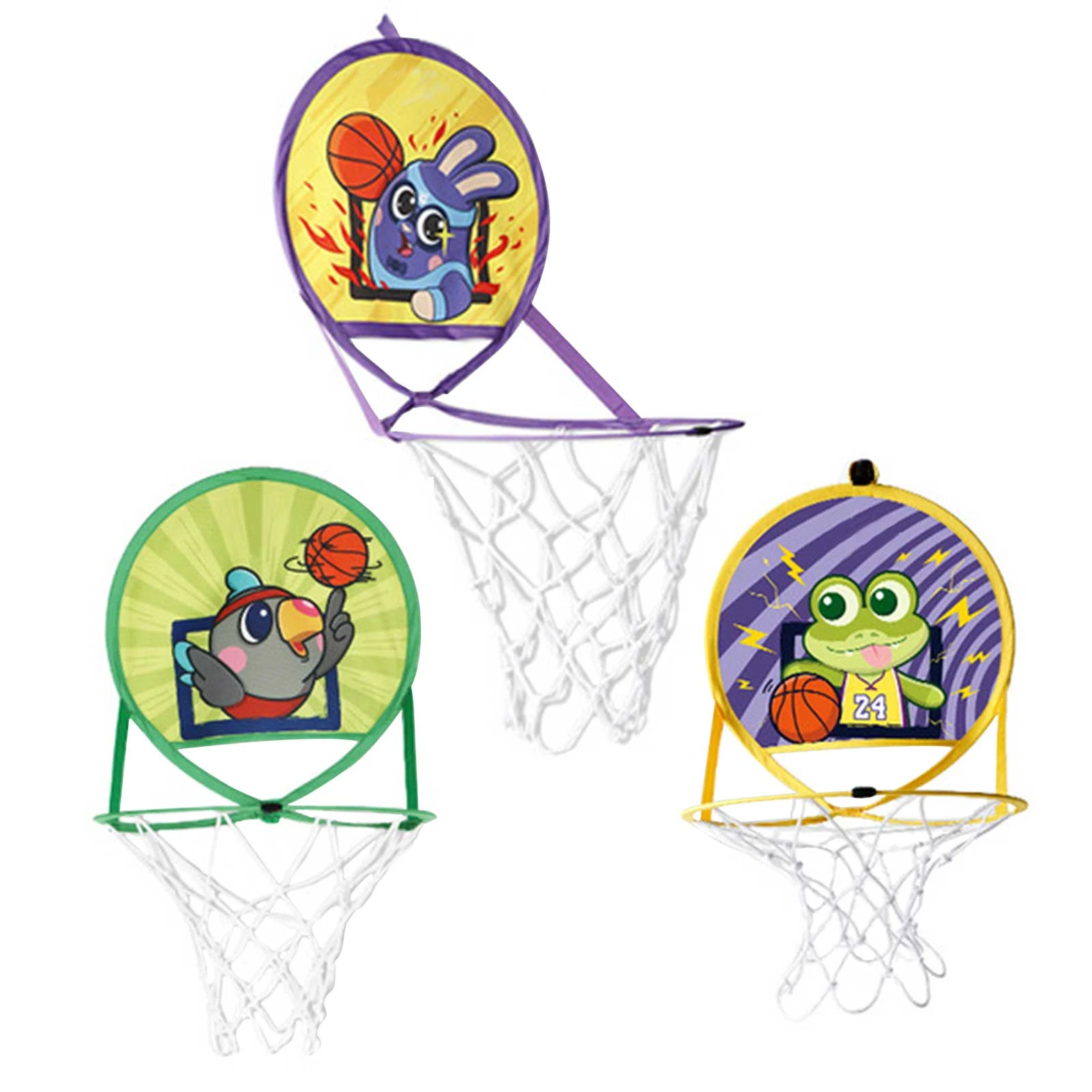 Soportes de baloncesto para niños, juego de aro de juguete, soportes de  baloncesto para niños, accesorios de práctica de entrenamiento deportivo  sin clavos|Juguetes de deportes| - AliExpress