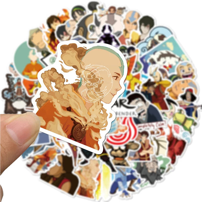 50 шт. Аватара последние наклейки Airbender для детей самостоятельной сборки