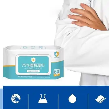 

Disinfectant Wipes75% Alcohol Cleaning Wet Wipes 1Packs Of 60 Counts Daily Wipes