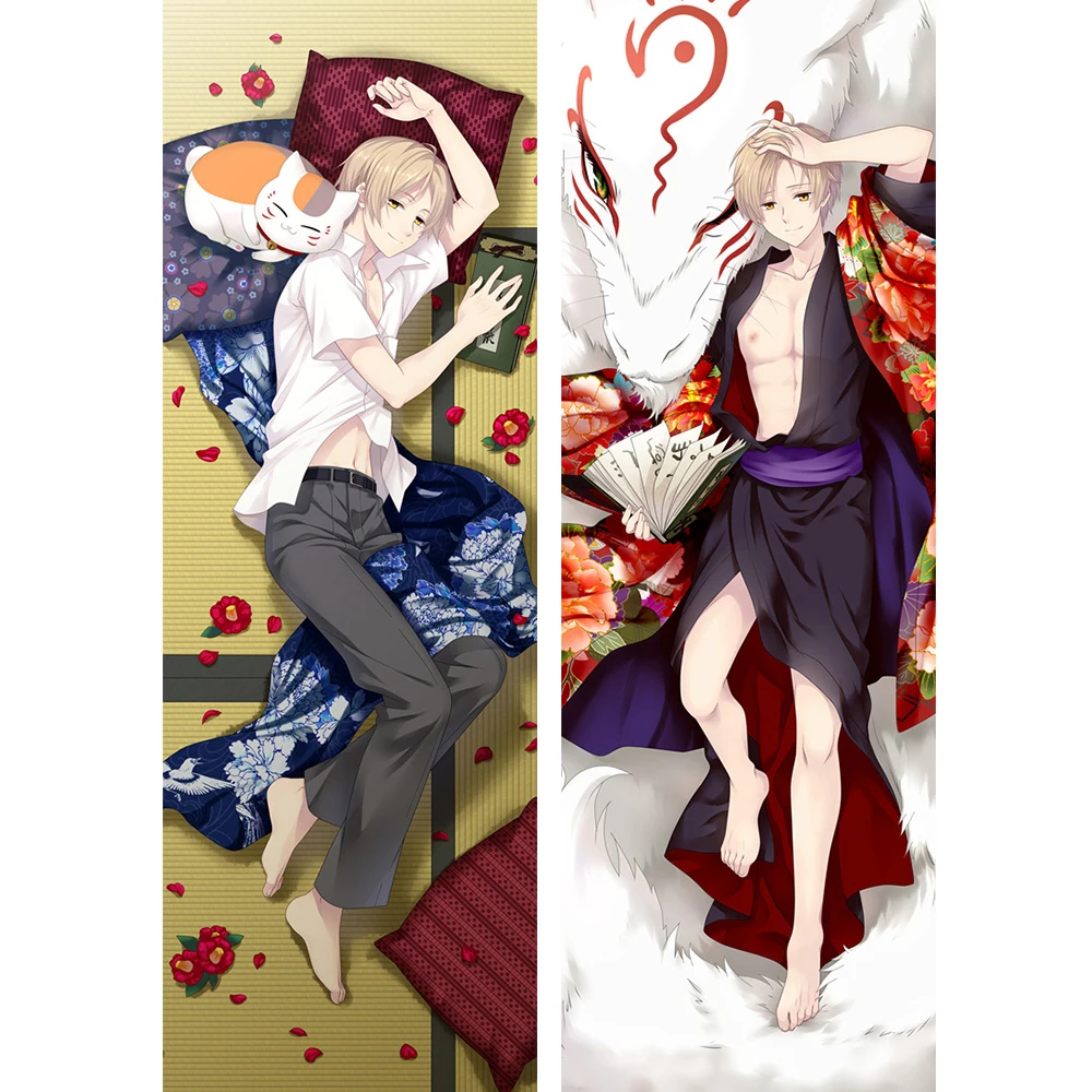 

Anime Natsume Yuujinchou Natsume Takashi Dakimakura Hugging Body Pillowcase Male Otaku Home Bedding Pillow Cover Case