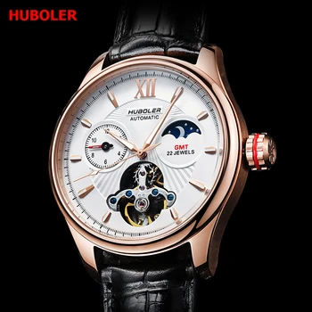 

Mechanical Watch Mens Fashion Automatic Tourbillon Watches Men Top Brand Luxury Stainless Steel Water Resistant Wristwatch 2020